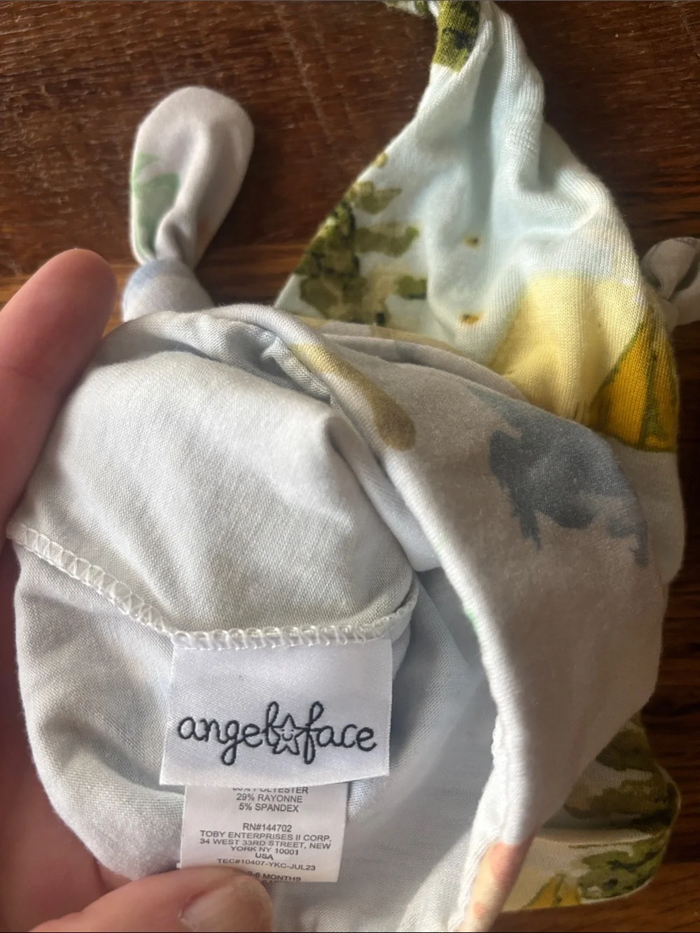 Milkbarn Neutral Woodland Knot Baby Hat - Soft Cotton Accessory lot of 0-3 month